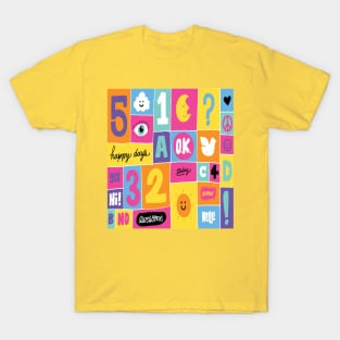 alphabet T-Shirt